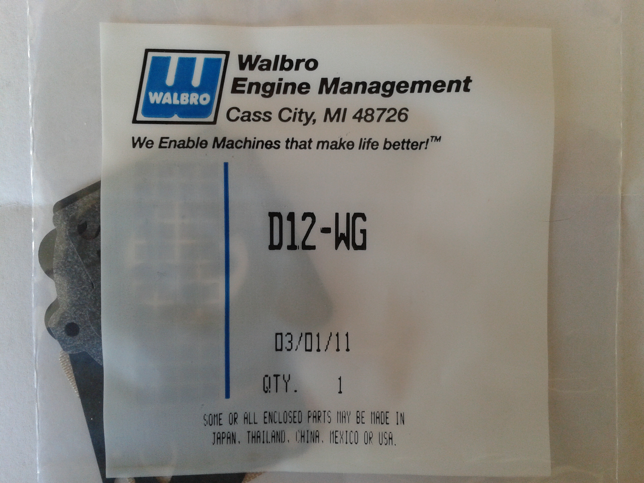 Walbro D12-WG